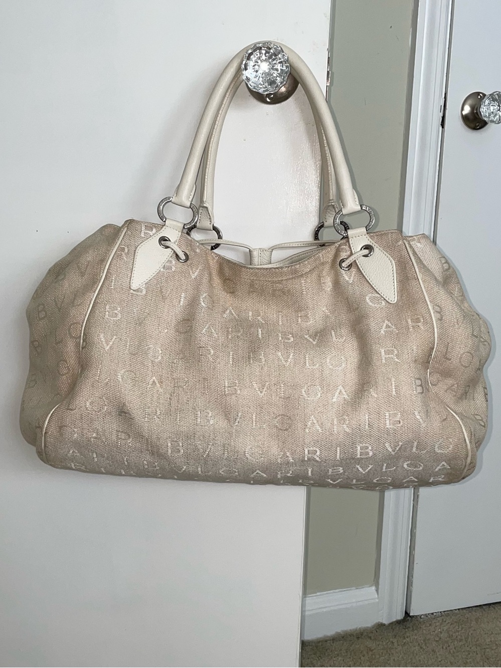 Bulgari Logo Drawstring Tote - Picture 5 of 16